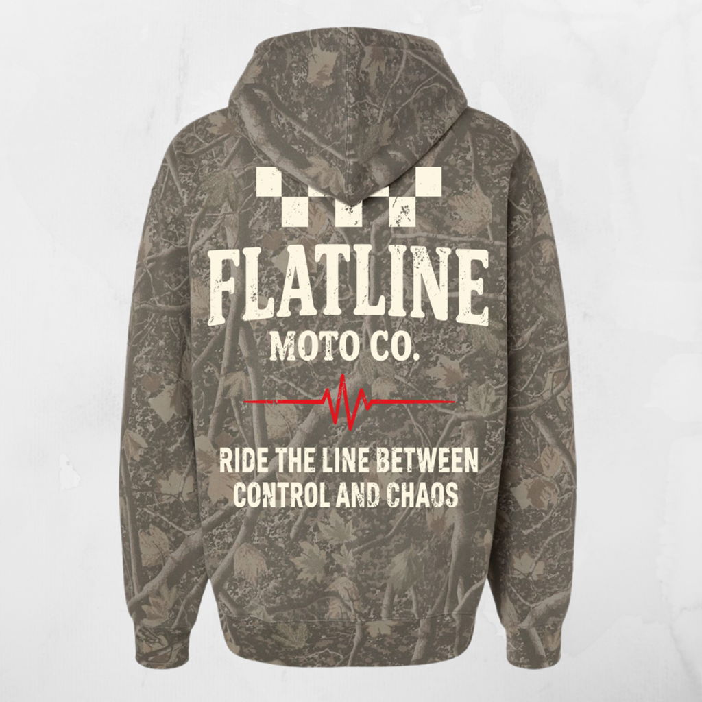 Flatline Original -  Premium Heavyweight Camouflage Hoodie